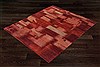 Gabbeh Red Hand Knotted 80 X 100  Area Rug 151-18637 Thumb 8
