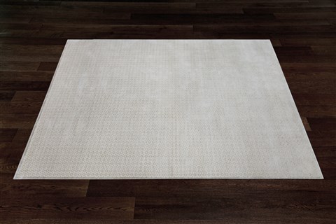 Indo-Nepal Grey Square Hand Knotted 10 X 10  Area Rug 151-18639 Image 4