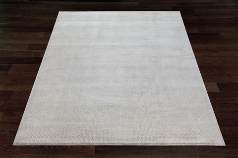 Indo-Nepal Grey Square Hand Knotted 10 X 10  Area Rug 151-18639 Image 10