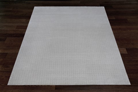 Indo-Nepal Grey Square Hand Knotted 10 X 10  Area Rug 151-18640 Image 4