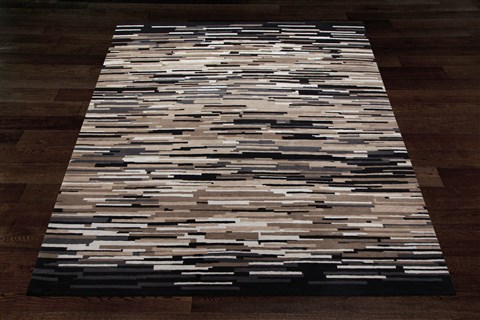 Modern Black Square Hand Knotted 10 X 10  Area Rug 151-18641 Image 6