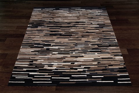 Modern Black Square Hand Knotted 10 X 10  Area Rug 151-18641 Image 2