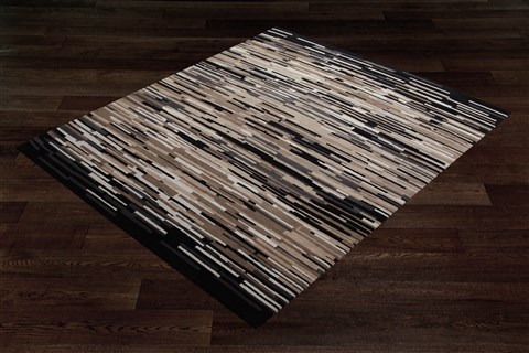 Modern Black Square Hand Knotted 10 X 10  Area Rug 151-18641 Image 10