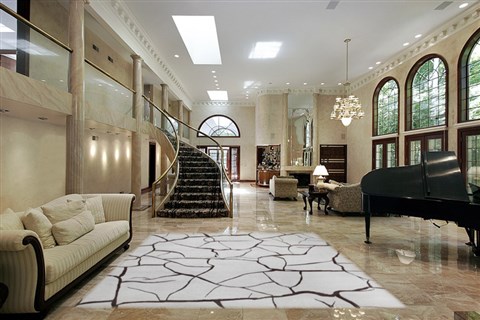 Modern Grey Hand Knotted 80 X 100  Area Rug 151-18642 Image 1