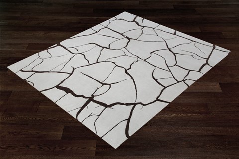 Modern Grey Hand Knotted 80 X 100  Area Rug 151-18642 Image 6