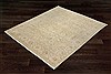 Chobi Beige Square Hand Knotted 10 X 10  Area Rug 151-18645 Thumb 6