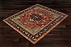Kazak Red Square Hand Knotted 10 X 10  Area Rug 151-18646 Thumb 4
