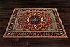 Kazak Red Square Hand Knotted 10 X 10  Area Rug 151-18646 Thumb 11