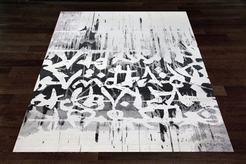 Modern Grey Square Hand Knotted 10 X 10  Area Rug 151-18647 Image 2