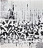 Modern Grey Square Hand Knotted 10 X 10  Area Rug 151-18647 Thumb 0