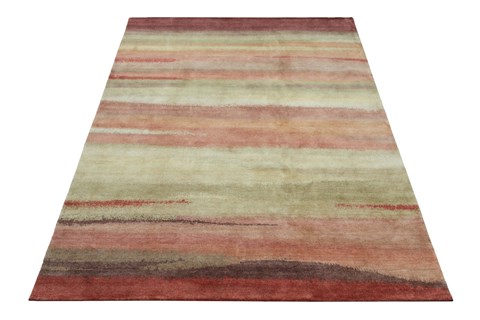 Gabbeh Multicolor Hand Knotted 80 X 100  Area Rug 151-18650 Image 6