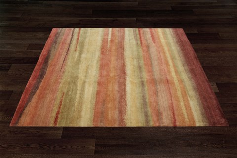 Gabbeh Multicolor Hand Knotted 80 X 100  Area Rug 151-18650 Image 8