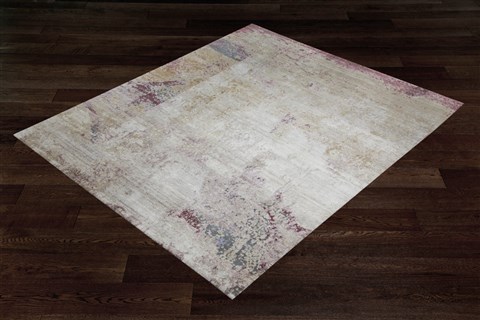 Modern Grey Hand Knotted 80 X 100  Area Rug 151-18652 Image 11