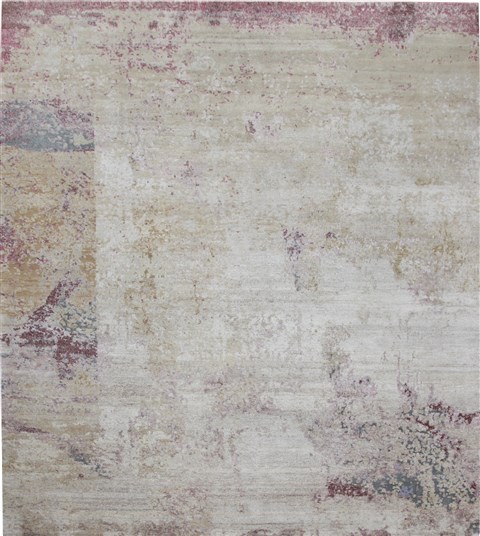 Modern Grey Hand Knotted 80 X 100  Area Rug 151-18652 Image 0