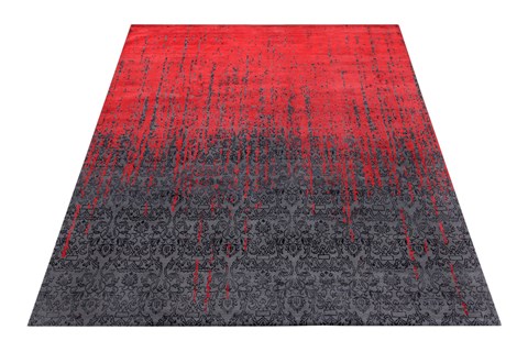 Indo-Nepal Grey Hand Knotted 80 X 100  Area Rug 151-18653 Image 7