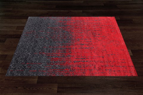 Indo-Nepal Grey Hand Knotted 80 X 100  Area Rug 151-18653 Image 10