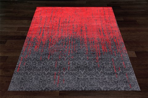 Indo-Nepal Grey Hand Knotted 80 X 100  Area Rug 151-18653 Image 13