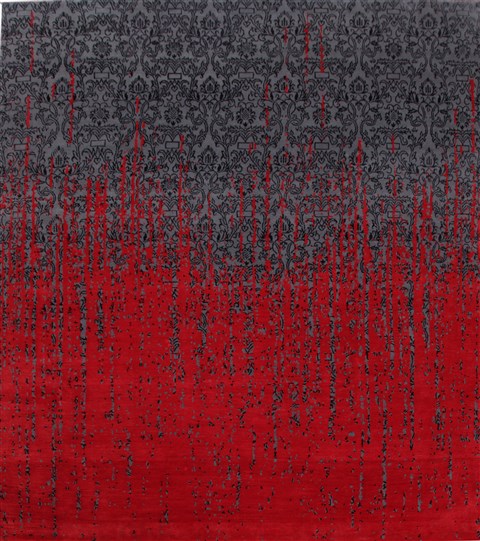 Indo-Nepal Grey Hand Knotted 80 X 100  Area Rug 151-18653 Image 0