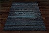 Modern Blue Hand Knotted 92 X 124  Area Rug 151-18659 Thumb 8