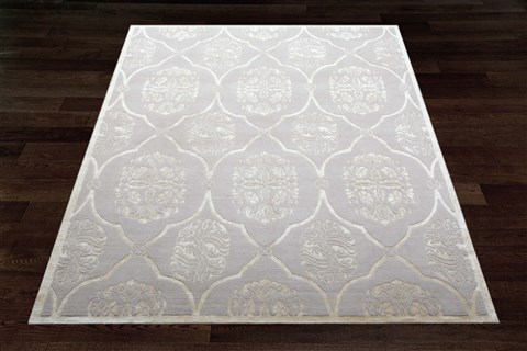 Indo-Nepal Grey Square Hand Knotted 10 X 10  Area Rug 151-18660 Image 2