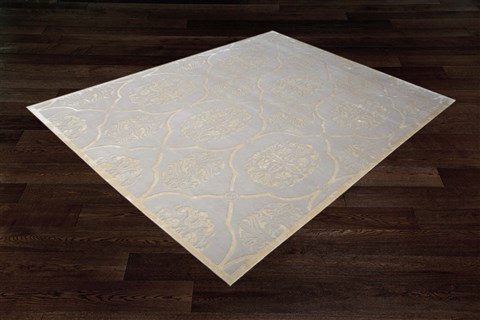 Indo-Nepal Grey Square Hand Knotted 10 X 10  Area Rug 151-18660 Image 12