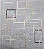 Modern Grey Hand Knotted 90 X 120  Area Rug 151-18662 Thumb 0