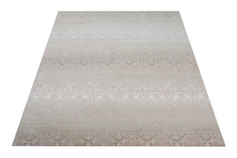 Indo-Nepal Beige Hand Knotted 80 X 100  Area Rug 151-18664 Image 7