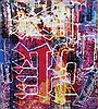 Modern Multicolor Hand Knotted 80 X 100  Area Rug 151-18666 Thumb 0