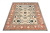 Chobi White Square Hand Knotted 10 X 10  Area Rug 151-18667 Thumb 1