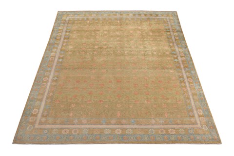 Chobi Brown Hand Knotted 90 X 120  Area Rug 151-18668 Image 10