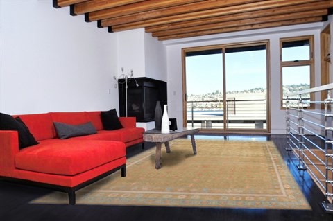 Chobi Brown Hand Knotted 90 X 120  Area Rug 151-18668 Image 2