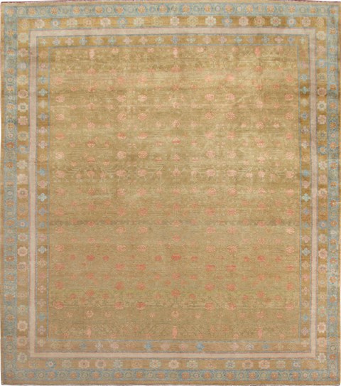 Chobi Brown Hand Knotted 90 X 120  Area Rug 151-18668 Image 0