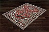 Chobi Red Hand Knotted 50 X 70  Area Rug 151-18669 Thumb 11