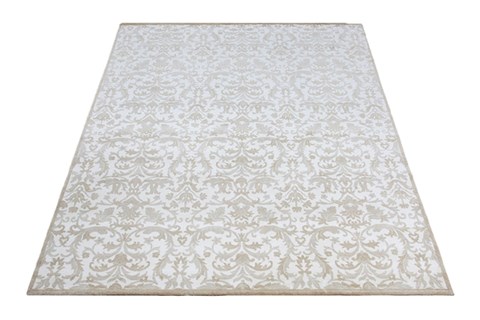 Indo-Nepal Grey Hand Knotted 40 X 60  Area Rug 151-18670 Image 8