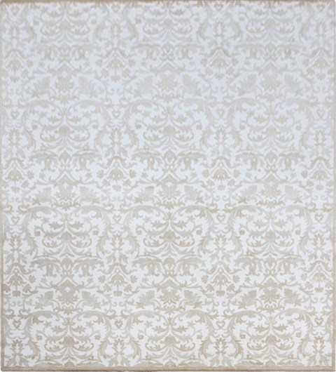 Indo-Nepal Grey Hand Knotted 40 X 60  Area Rug 151-18670 Image 0