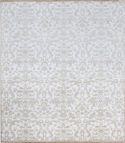 Indo-Nepal Grey Hand Knotted 60 X 80  Area Rug 151-18671 Image 0