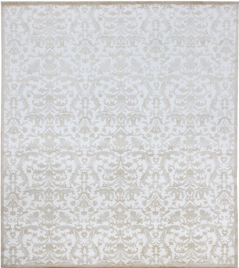Indo-Nepal Grey Hand Knotted 80 X 100  Area Rug 151-18672 Image 0