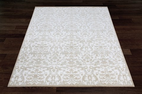 Indo-Nepal Grey Hand Knotted 120 X 150  Area Rug 151-18675 Image 1