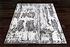 Modern Grey Square Hand Knotted 10 X 10  Area Rug 151-18680 Thumb 1