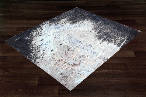 Modern Black Square Hand Knotted 10 X 10  Area Rug 151-18681 Image 5