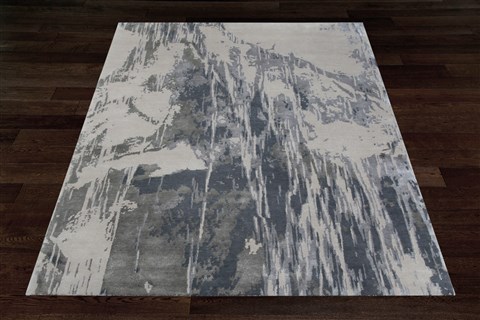 Modern Beige Square Hand Knotted 10 X 10  Area Rug 151-18684 Image 6