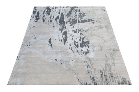 Modern Beige Square Hand Knotted 10 X 10  Area Rug 151-18684 Image 12