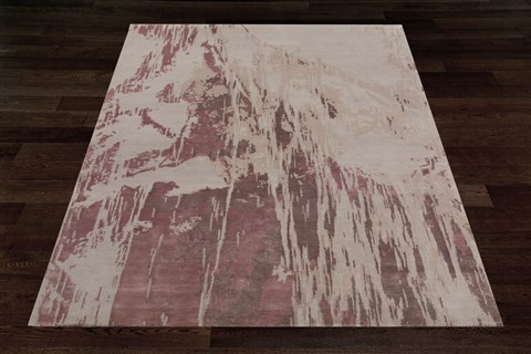 Modern Grey Square Hand Knotted 10 X 10  Area Rug 151-18686 Image 5