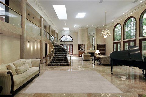 Modern Grey Hand Knotted 60 X 90  Area Rug 151-18687 Image 1