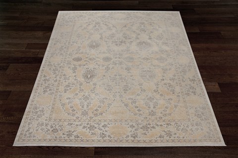 Chobi Brown Hand Knotted 94 X 120  Area Rug 151-18693 Image 5