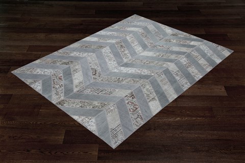 Modern Grey Hand Knotted 66 X 100 Area Rug 151-18696 Image 1