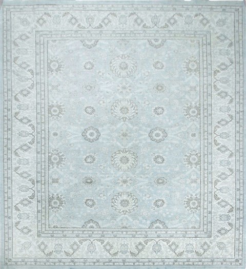 Chobi Blue Hand Knotted 91 X 126  Area Rug 151-18697 Image 0