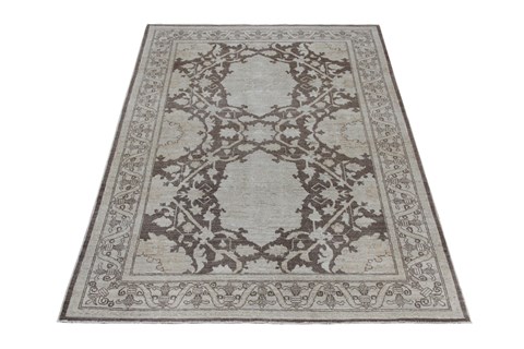 Chobi Brown Hand Knotted 40 X 57  Area Rug 151-18700 Image 10