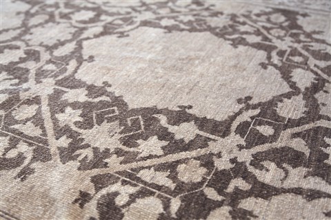 Chobi Brown Hand Knotted 40 X 57  Area Rug 151-18700 Image 14