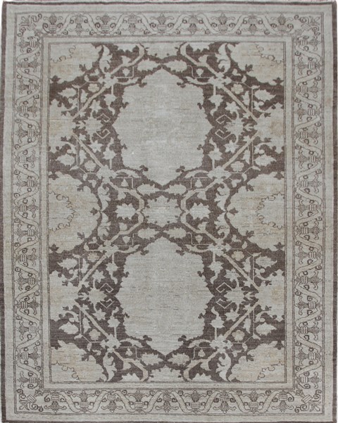 Chobi Brown Hand Knotted 40 X 57  Area Rug 151-18700 Image 0